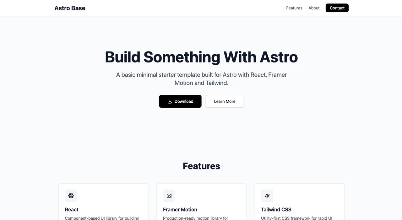 Screenshot of Astro Base