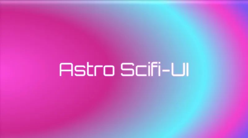 Astro Scifi-UI