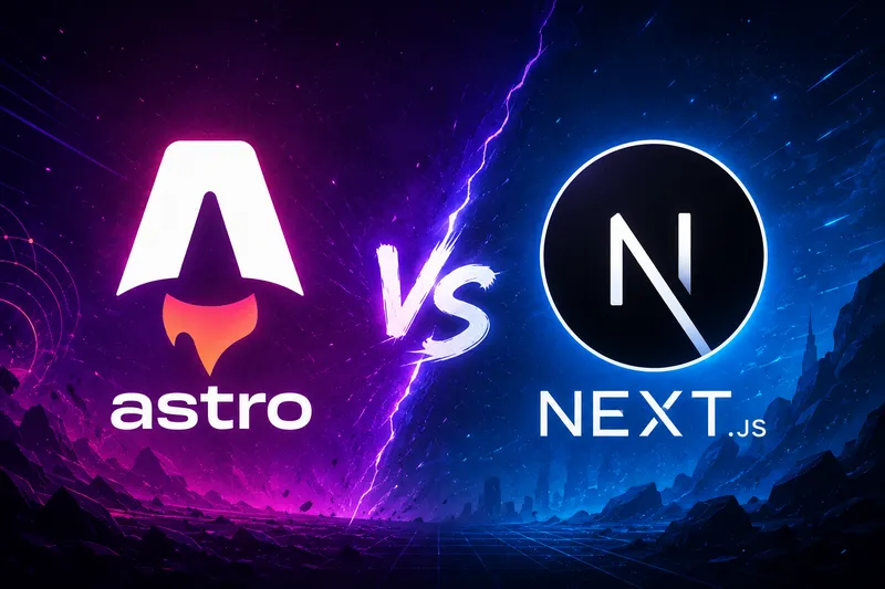 Astro vs Next.js for Your Marketing Site in 2026