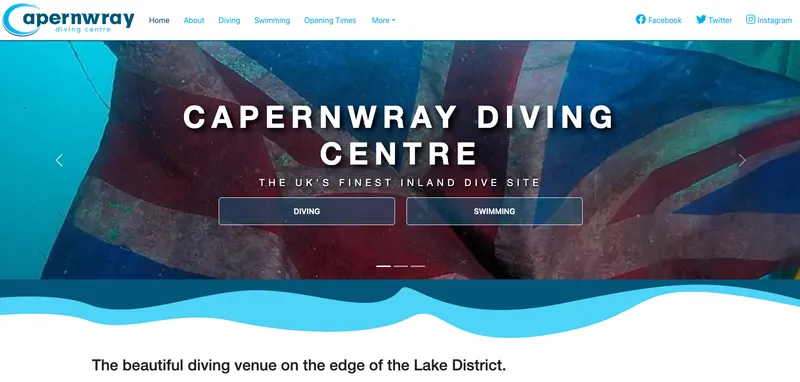 Screenshot of dive-site.co.uk