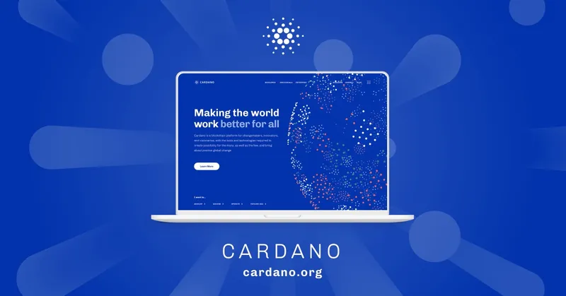 Screenshot of cardano.org