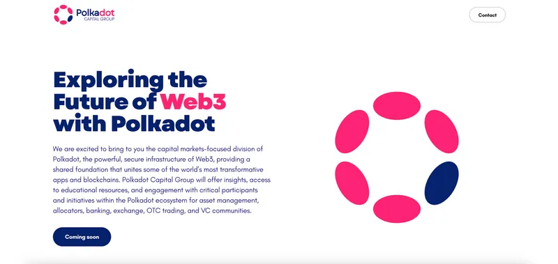 Screenshot of polkadotcapitalgroup.com